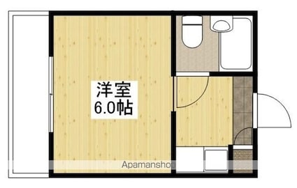 グローバル猫屋[1K/15.02m2]の間取図