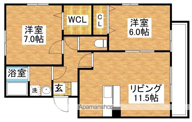 エルプエンテの間取り写真