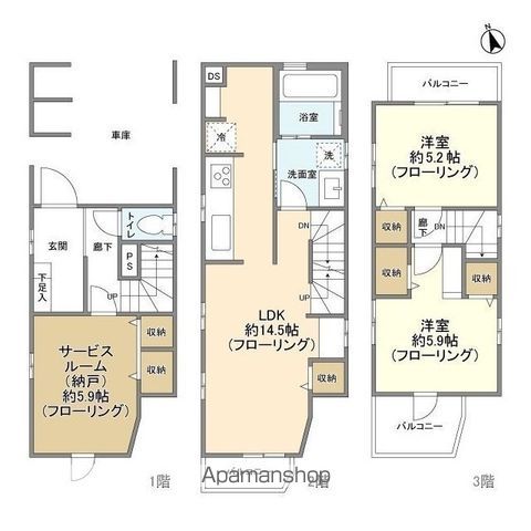 ＫＯＬＥＴ要町０７の間取り