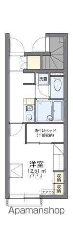 レオパレスとねりこ2の間取り写真