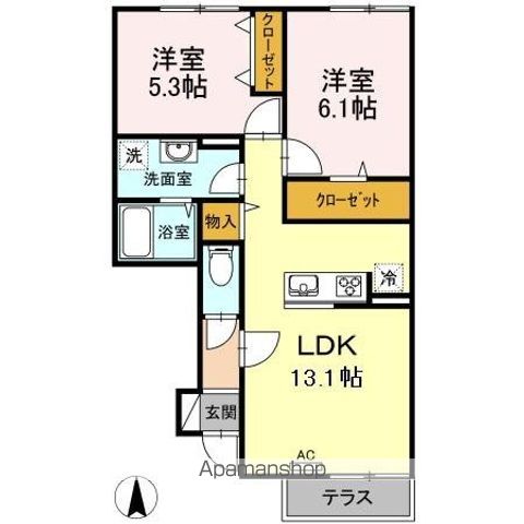 メゾンフレーズの間取り写真