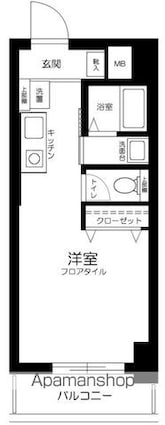 Ｓ・フラット吉祥寺[1K/21m2]の間取図