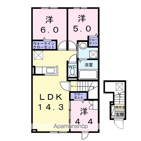 ひまわりⅤの間取り