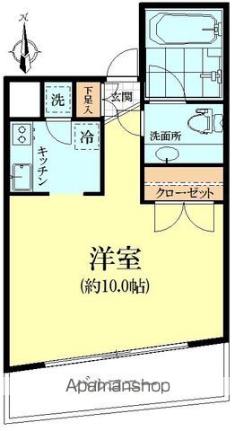 パークフロント西新宿の間取り写真