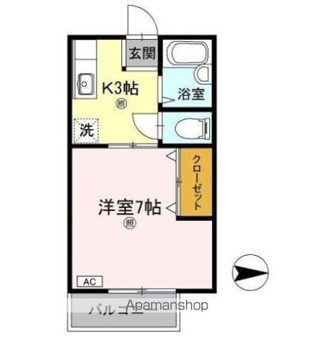 メゾン南万々の間取り写真