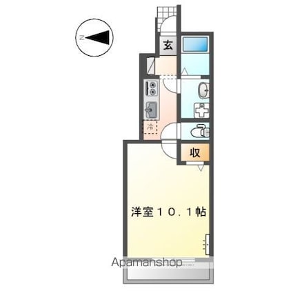 セントラル　レジデンス[1K/31.57m2]の間取図