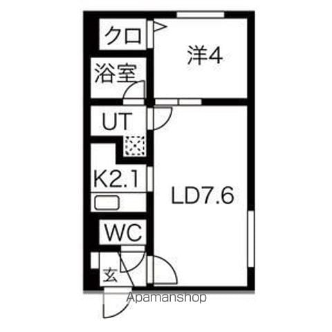 カレラ月寒中央の間取り写真