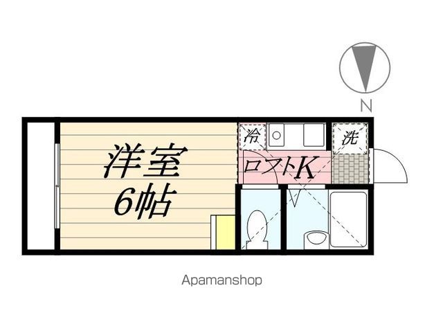 【世田谷区給田のアパートの間取り】