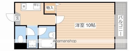 コンフォートハウス長浜Ⅱ[1K/27m2]の間取図