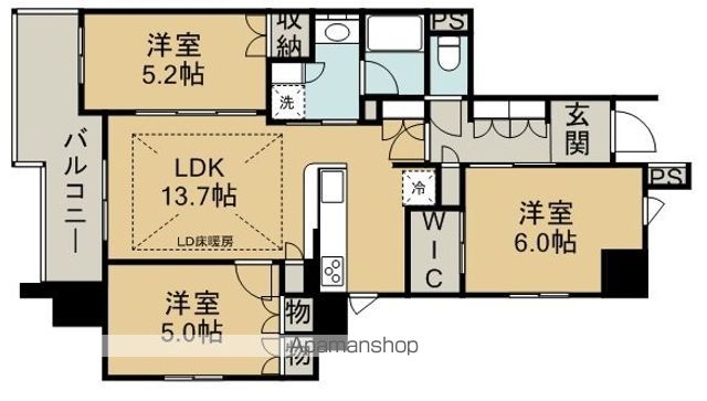 パレステージ本川越の間取り写真