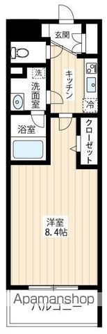 【川崎市中原区上平間のマンションの間取り】