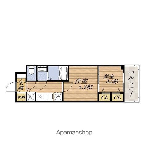 SーRESIDENCE日本橋QUALIERの間取り写真