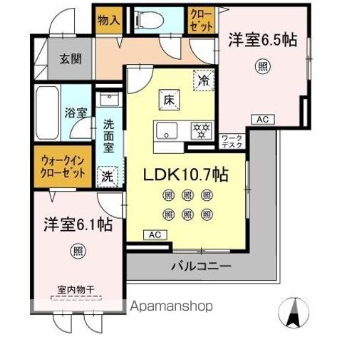 M&S RESIDENCE RIVERSIDEの間取り写真