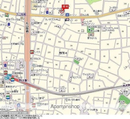 ルーブル野方参番館[1LDK/40.5m2]の配置図