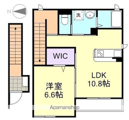 アージュ[1LDK/46.8m2]の間取図