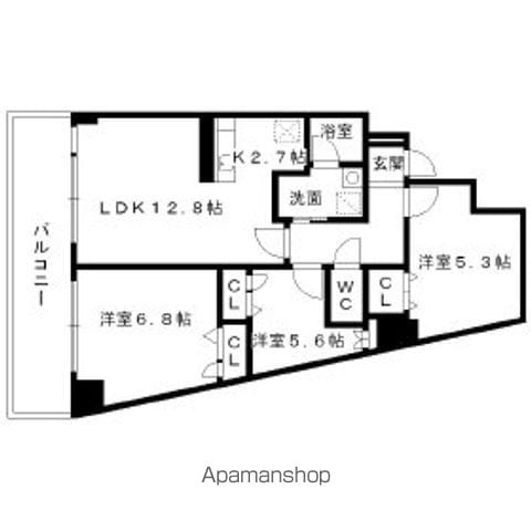 アーバス大手門の間取り写真