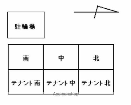 蓮池アパート[1K/33.15m2]の配置図