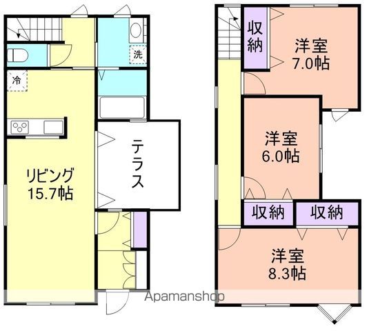 パティオ根来の間取り