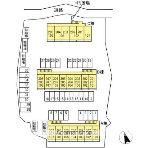 アムール大倉山　Ａ棟 102 ｜ 神奈川県横浜市港北区大曽根２丁目29-22（賃貸アパート1K・1階・26.50㎡） その21