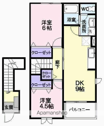 アスペンベールEの間取り写真