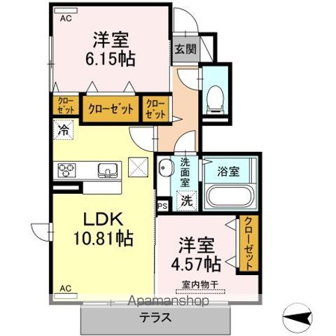 エスポワール大津の間取り写真