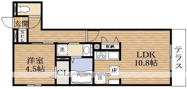 カーサルミノサ王子町の間取り写真