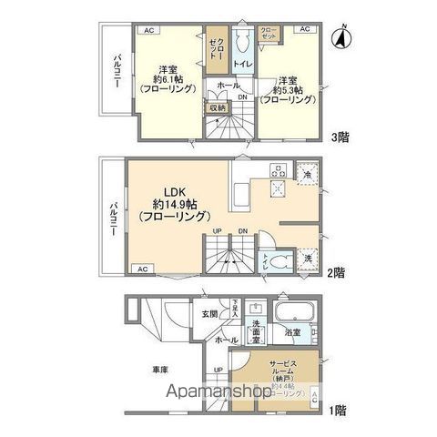 ＫＯＬＥＴ浦和０３の間取り