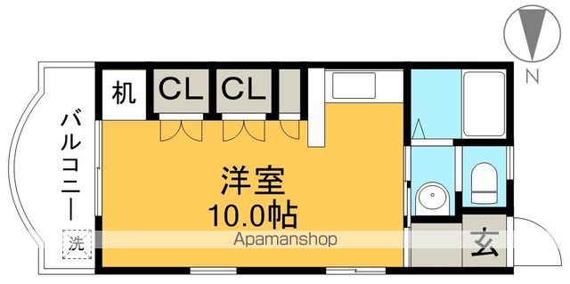 とさでん交通後免線 高須駅 徒歩3分 5階建 築39年の間取り写真