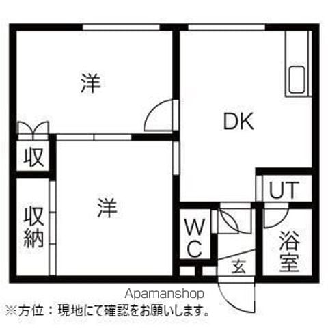 ビッグバーンズマンション伏古IIIの間取り写真