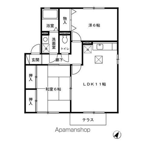 リッツハウスの間取り