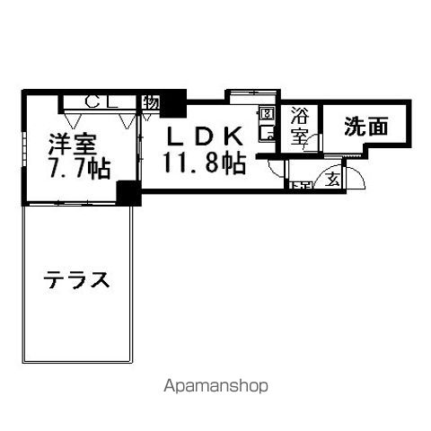 シャトー&ホテル名駅南1STの間取り写真