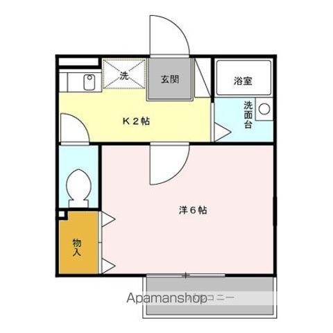 アビタシオンフレンドの間取り写真