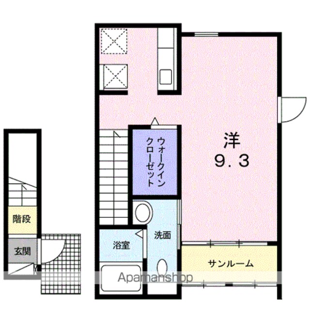 セトル・コンチェルト[1R/36.69m2]の間取図