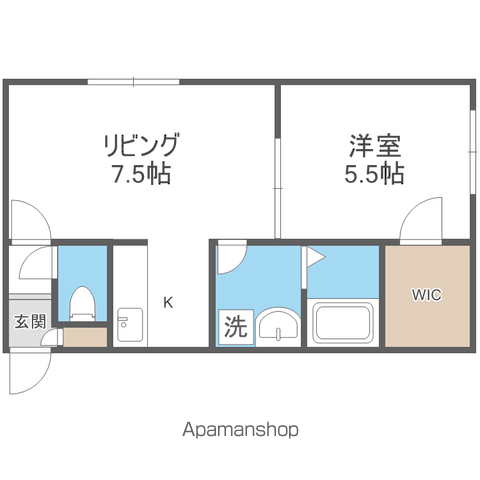 ステージノア東札幌の間取り写真