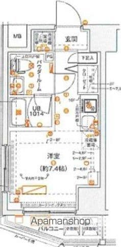 クラリッサレーヴ阪東橋の間取り写真