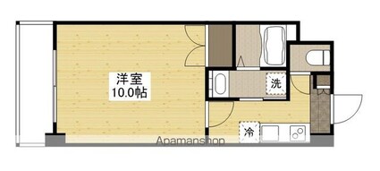 広島県広島市西区中広町２丁目[1K/27.59m2]の間取図