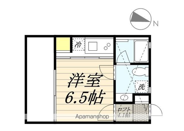 【横浜市港北区日吉本町のアパートの間取り】