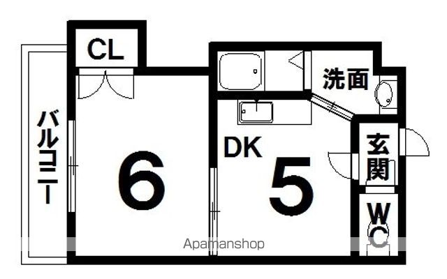 コーポメイフラワーの間取り写真