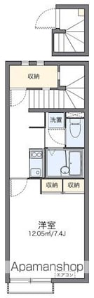 レオネクストエタニティ[1K/28.02m2]の間取図