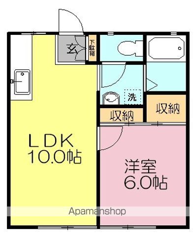 ハイツグレースの間取り写真