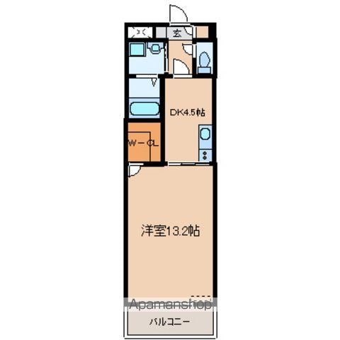 【東大和市上北台のマンションの間取り】