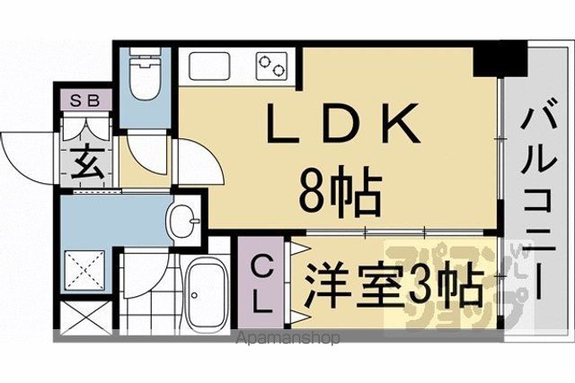 ピーノ京都西大路の間取り写真