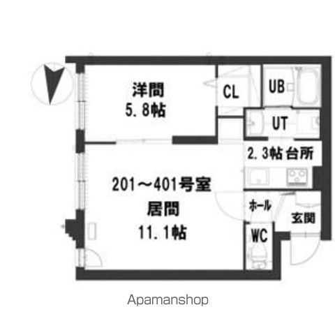 グランメール北24条駅前の間取り写真