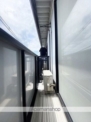 岡山県倉敷市宮前[1K/27.08m2]のバルコニー
