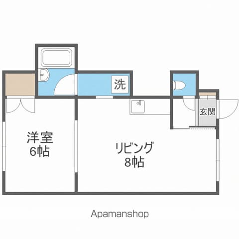 パレスエイトの間取り写真