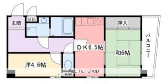 ペシュMOTOSHIOの間取り写真