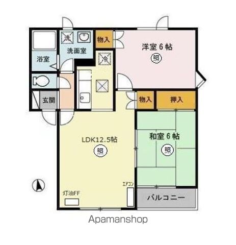 メイユールアリアム ABの間取り写真