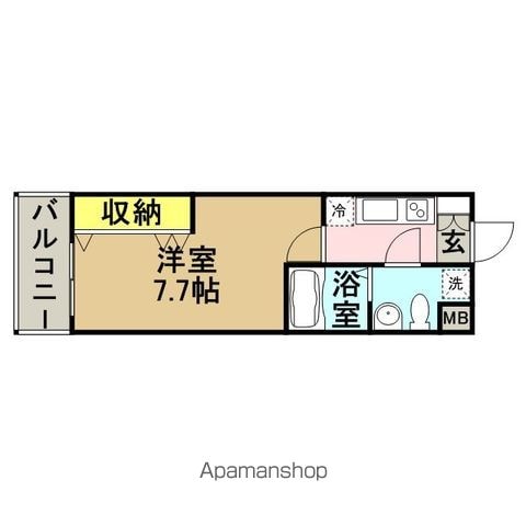 NO.66 ギャランティー21博多の間取り写真