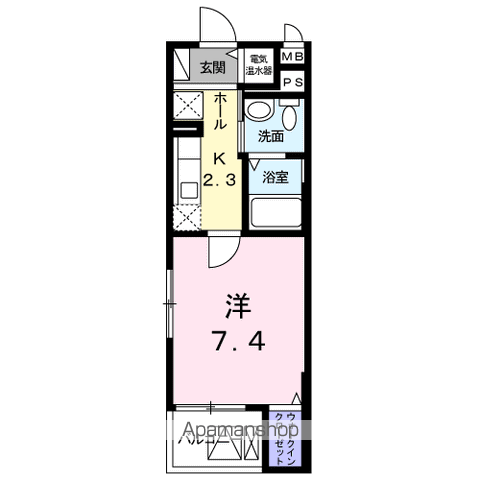 メゾン　ド　リラクオーレの間取り