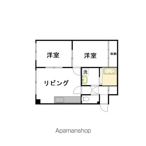 クラウディア厚別Bの間取り写真